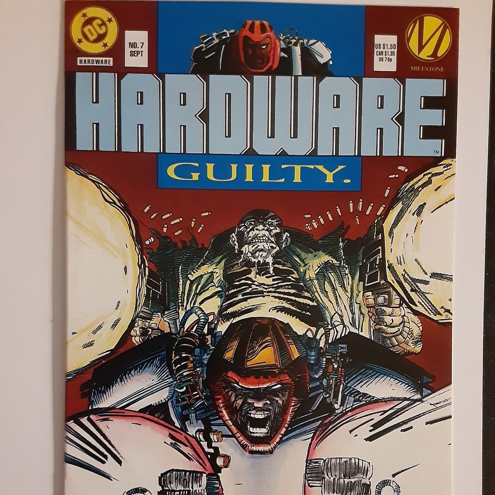 HARDWARE #7 MILESTONE MEDIA  (ORIGIN OF DEATHWISH) WRITTEN BY DWAYNE McDUFFIE